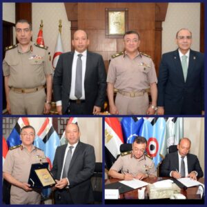 توقيع بروتوكول تعاون بين كلية طب قصر العيني وإدارة الخدمات الطبية بالقوات المسلحة