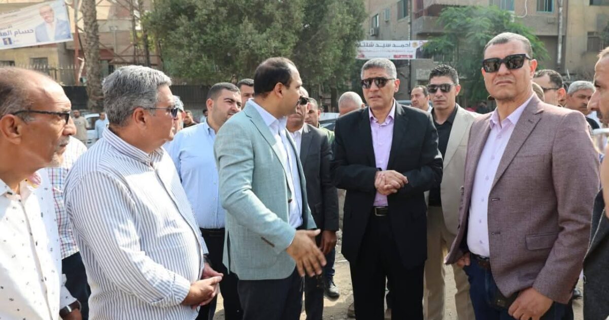 محافظ الجيزة يتفقد مشروع الصرف الصحي بمدينة النجوم ببولاق الدكرور لمتابعة نسب التنفيذ ميدانيًا
