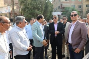 محافظ الجيزة يتفقد مشروع الصرف الصحي بمدينة النجوم ببولاق الدكرور لمتابعة نسب التنفيذ ميدانيًا