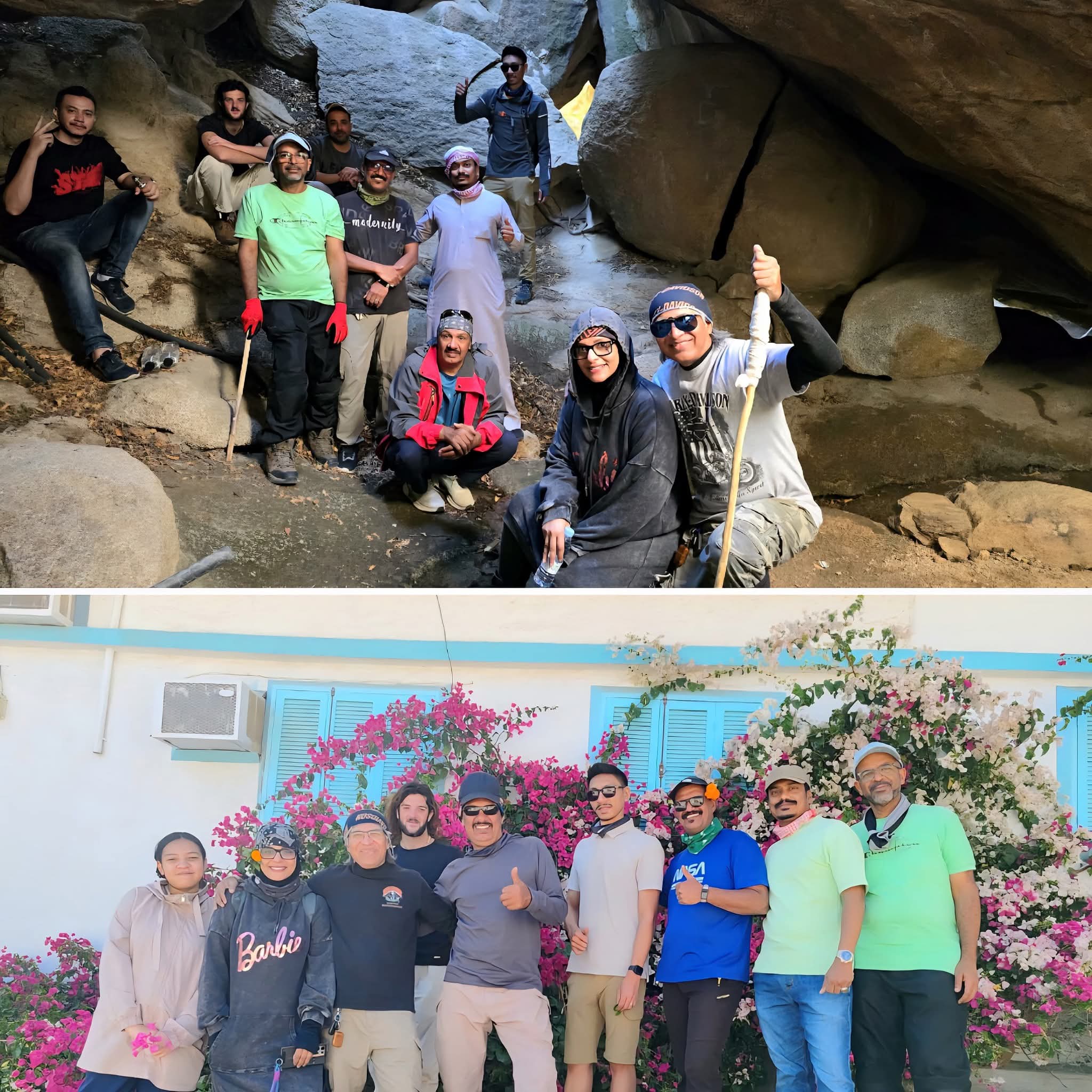 الرحالة الهندي وزوجته الرحالة السعودية برفقة الكابتن محمد بن سلمان ينقلون للعالم عن التراث السعودي