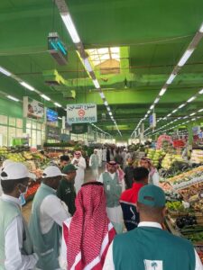 ‏“بيئة العاصمة المقدسة” ولجنة التوطين تفقد سوق الخضار والفواكه المركزي