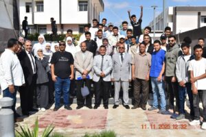 طلاب مدرسة الزيتون الثانوية في زيارة علمية لكلية الطب البيطري جامعة مدينة السادات