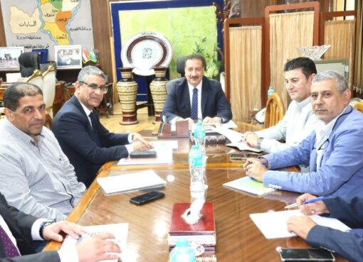 محافظ المنوفية يبحث موقف تسليم مشروعات الصرف الصحي بقرى أشمون و الشهداء ضمن مبادرة "حياة كريمة"