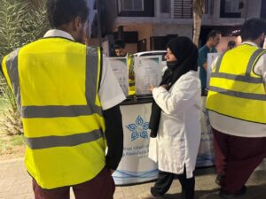 بمناسبة اليوم العالمي لسرطان الرئة مستشفى الملك عبدالعزيز بجدة يشارك بعدد من الفعاليات في ممشى اليمامة