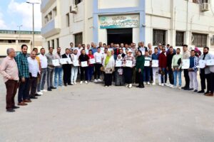“مياه الفيوم” تكرّم 68 موظفًا متميزًا لاجتيازهم اختبارات الترقي ضمن مسار التطوير المؤسسي