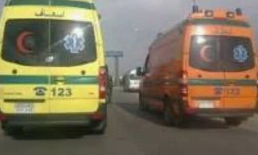 إصابة 8 أشخاص في انقلاب ميكروباص على الطريق الصحراوي الغربي بالفيوم