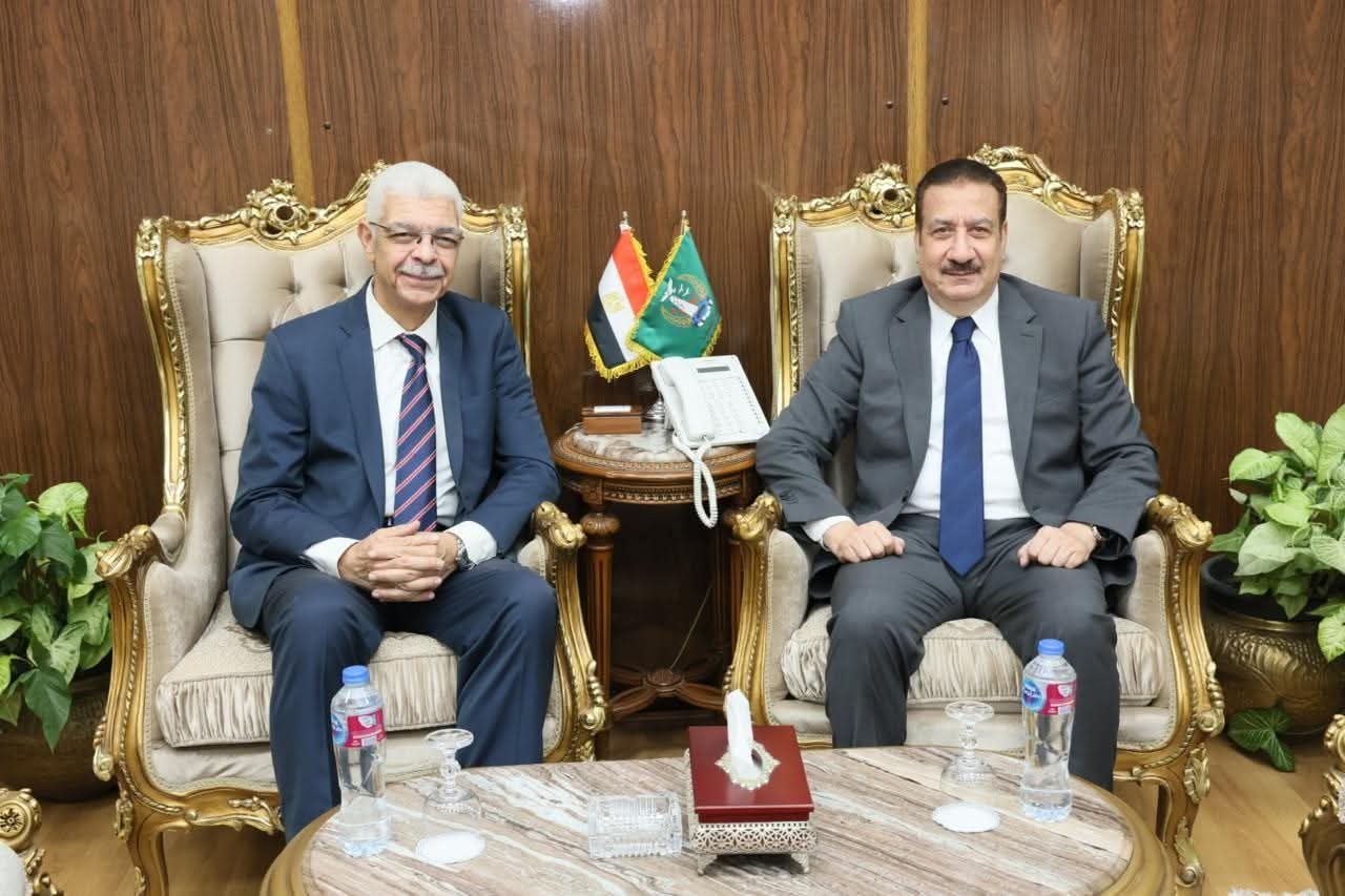 محافظ المنوفية يلتقي رئيس الجامعة و يناقشان سبل دعم خطط التنمية بعدد من القطاعات الخدمية