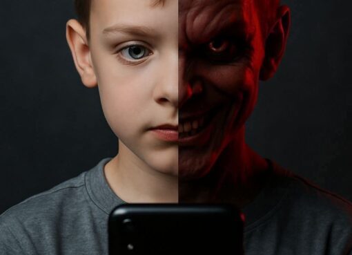 اسحبوا الهاتف من يد اطفالكم قبل ضياع طفولتهم