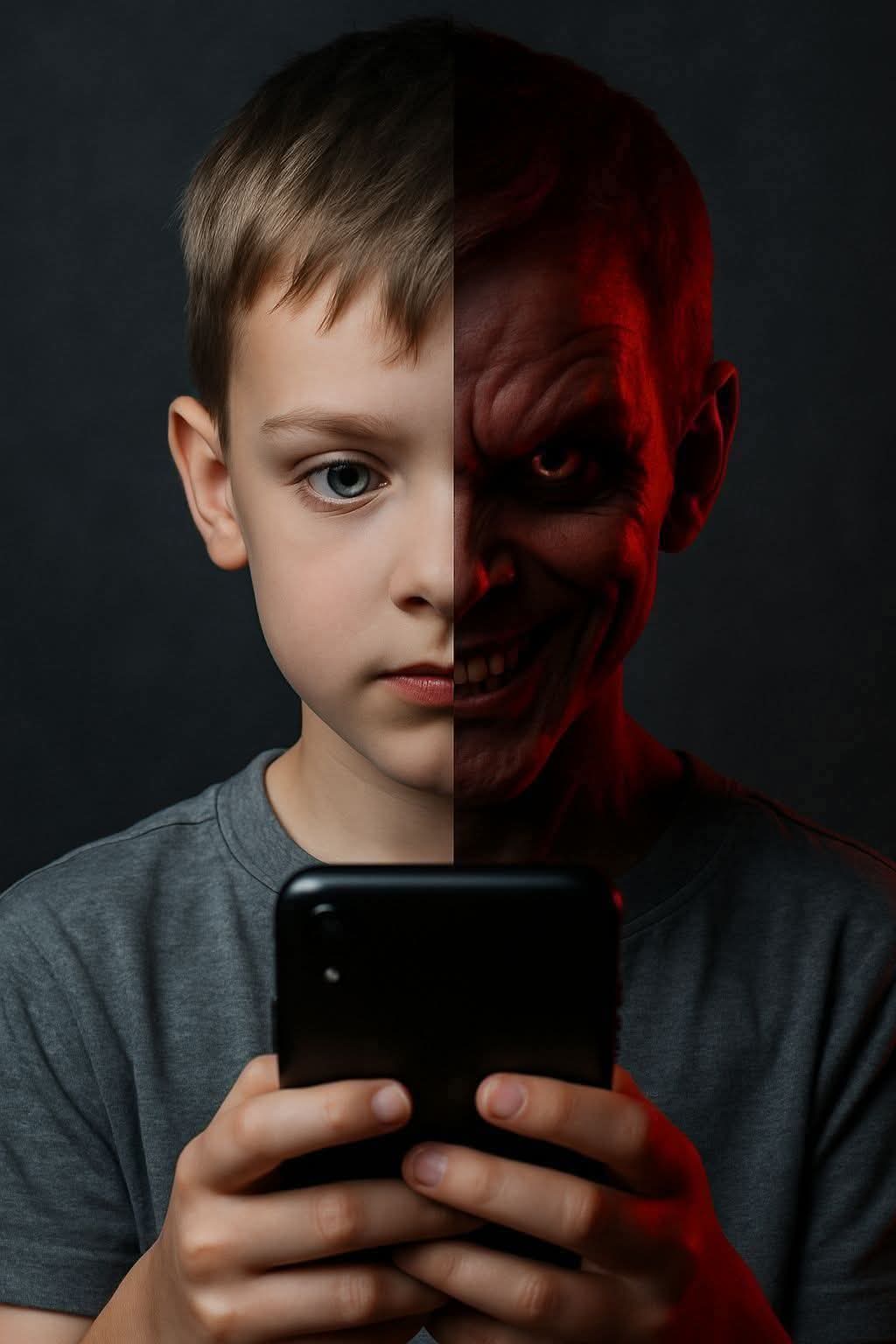 اسحبوا الهاتف من يد اطفالكم قبل ضياع طفولتهم