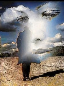 رجل يسير في حياته وهو ينظر خلفه