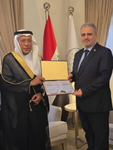 سعادة القنصل العام لجمهورية العراق الأستاذ مصطفى العايش ينوه بجهود المملكة في خدمة وراحة ضيوف الرحمن 