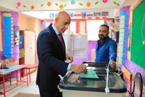 وزير التربية والتعليم يدلي بصوته فى انتخابات مجلس النواب