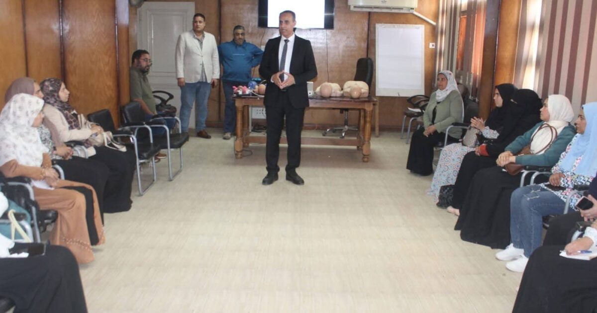 وكيل صحة بني سويف يرفع كفاءة مشرفي التمريض في مهارات الإنعاش القلبي الرئوي