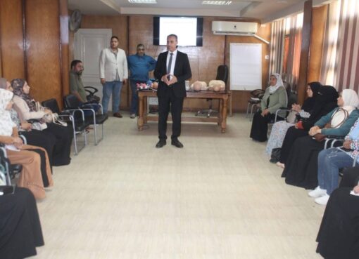 وكيل صحة بني سويف يرفع كفاءة مشرفي التمريض في مهارات الإنعاش القلبي الرئوي