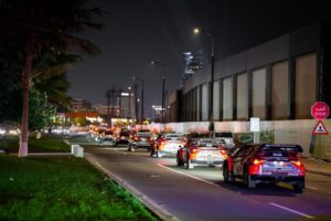 كورنيش جدة يستقبل نجوم بطولة العالم للراليات في مسيرة ترحيبية مميزة