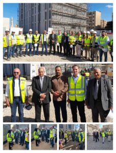 العضو المتفرغ للشركة المصرية لنقل الكهرباء يتابع مراحل التنفيذ فى مشروع مركز التحكم الإقليمى الجديد بالدلتا