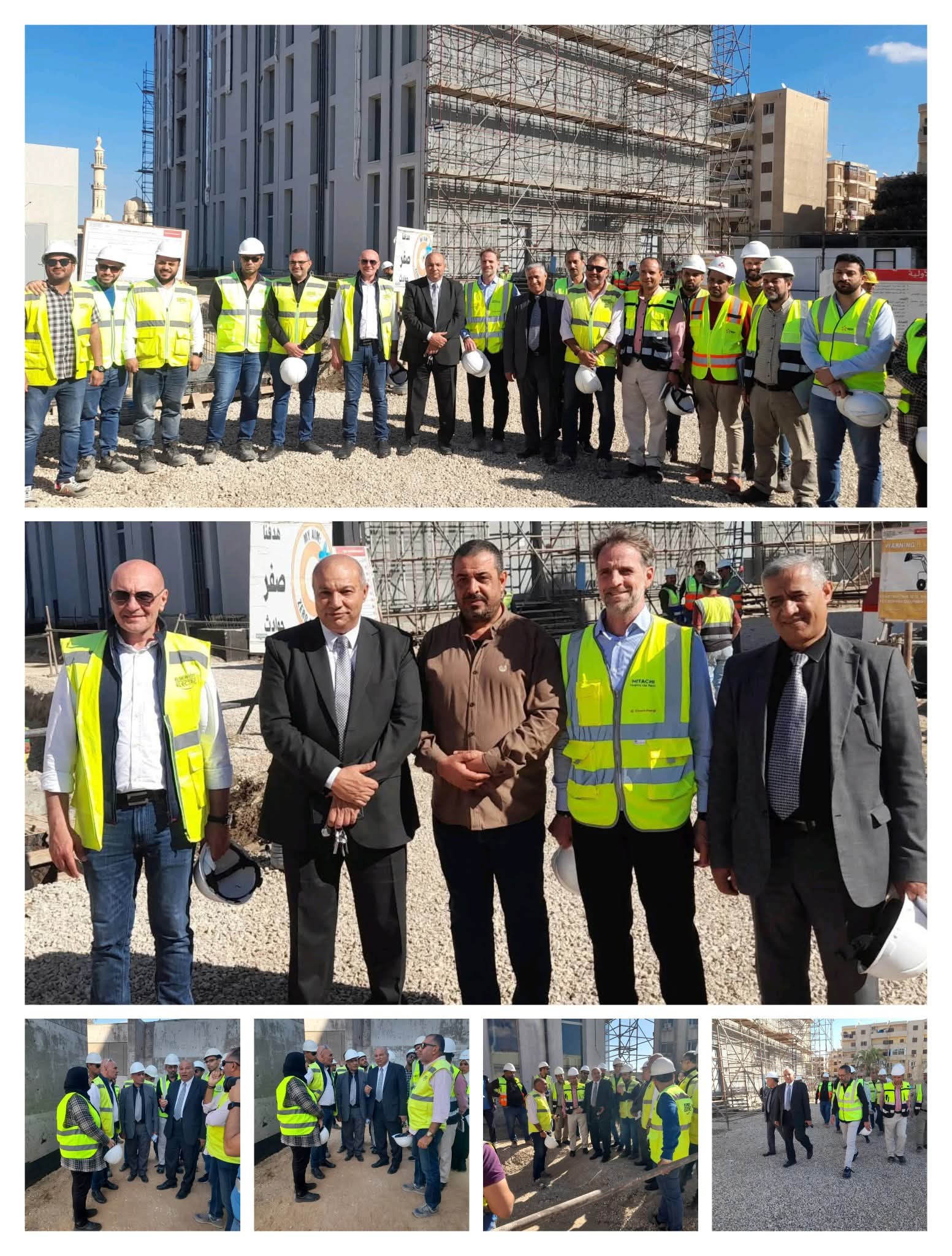 العضو المتفرغ للشركة المصرية لنقل الكهرباء يتابع مراحل التنفيذ فى مشروع مركز التحكم الإقليمى الجديد بالدلتا