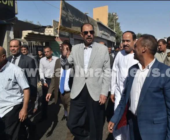 محافظ سوهاج يتفقد مشاريع الرصف والنمو في دار السلام
