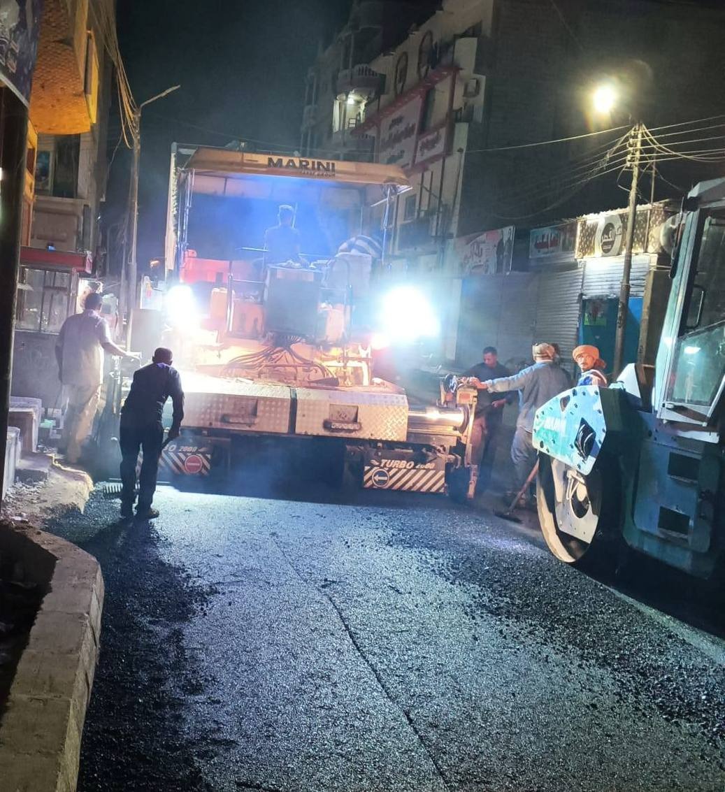 الانتهاء من رصف عدد من الشوارع الداخلية بدار السلام