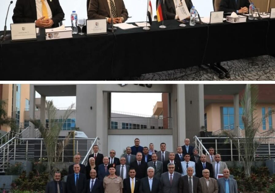 وزير التعليم العالي يترأس اجتماع المجلس الأعلى للتعليم التكنولوجي بجامعة ساكسوني مصر للعلوم التطبيقية والتكنولوجيا