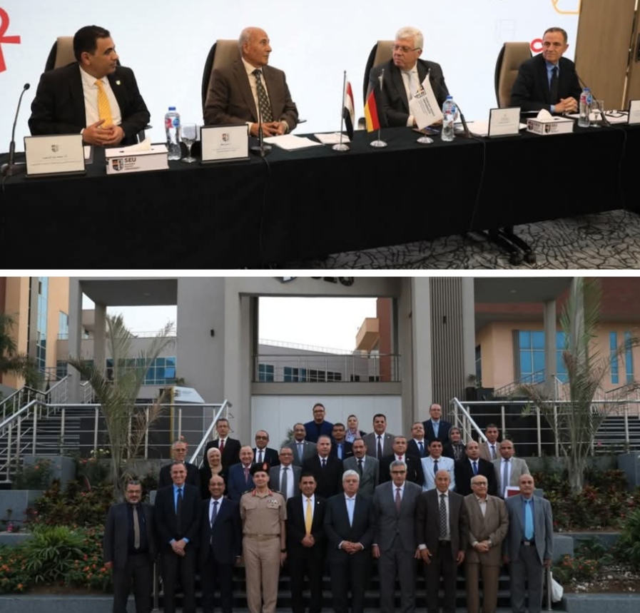 وزير التعليم العالي يترأس اجتماع المجلس الأعلى للتعليم التكنولوجي بجامعة ساكسوني مصر للعلوم التطبيقية والتكنولوجيا