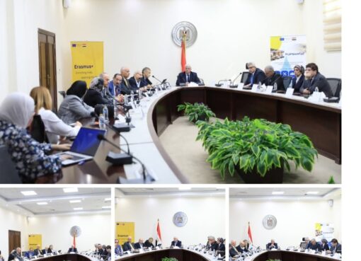 وزير التعليم العالي يعقد اجتماعًا مع مجموعة خبراء تطوير التعليم العالي ضمن برنامج الاتحاد الأوروبي "إيراسموس" لتعزيز آفاق التعاون الدولي