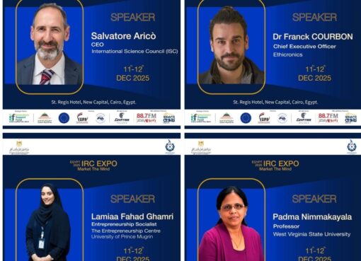 المعرض الدولي لتسويق مخرجات البحوث IRC Expo 2025 يعلن أول قائمة من المتحدثين الدوليين المشاركين في ورش العمل والجلسات الرئيسية     