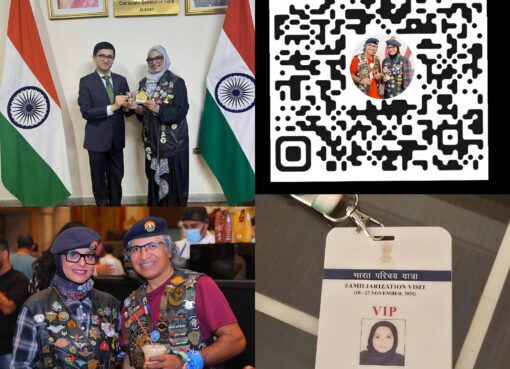 وزارة الخارجية الهندية تختتم رحلاتها مع الرحالة السعودية الكابتن أمل أحمد لاكتشاف الهند