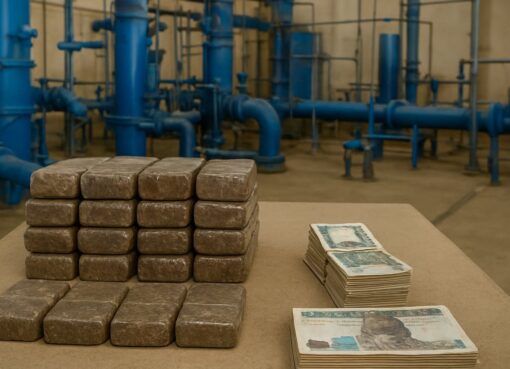 ضبط 62 طربة حشيش و140 ألف جنيه داخل محطة مياه الشرب بسمنود