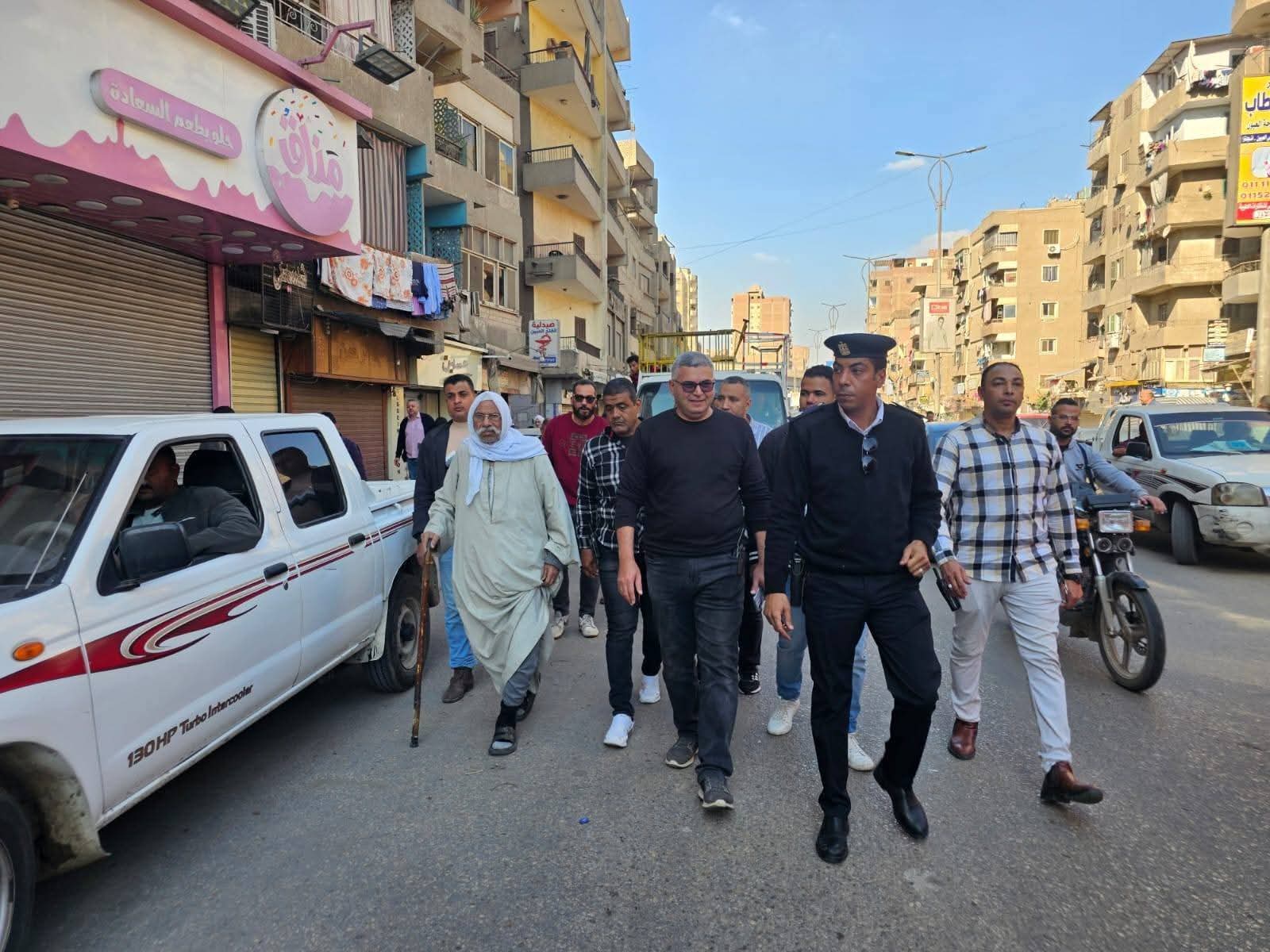 محافظة الجيزة تنفّذ حملة مكبرة بشارع عثمان محرم بالعمرانية والطالبية لرفع التعديات والإشغالات