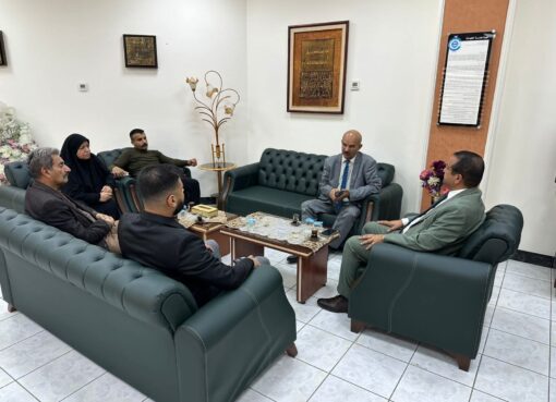 وفد من الاتحاد العربي للأعلام الالكتروني يزور كليه هندسة المعلومات بجامعة النهرين