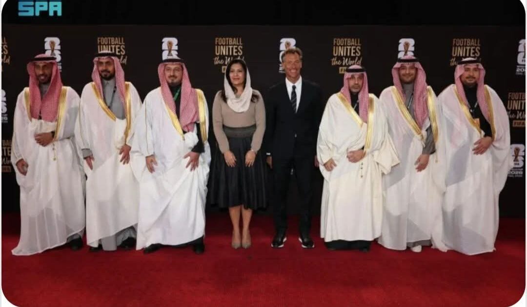 سفيرة المملكة لدى أمريكا تحضر قرعة كأس العالم برفقة الوفد السعودي