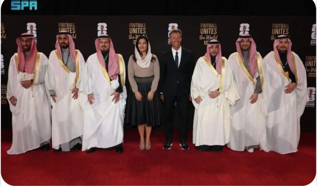 سفيرة المملكة لدى أمريكا تحضر قرعة كأس العالم برفقة الوفد السعودي