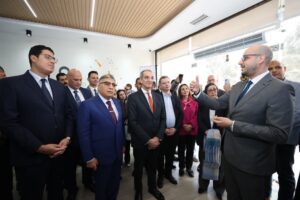 خلال زيارته لمحافظة الدقهلية لافتتاح وتفقد عدد من مشروعات الاتصالات وتكنولوجيا المعلومات والبريد..