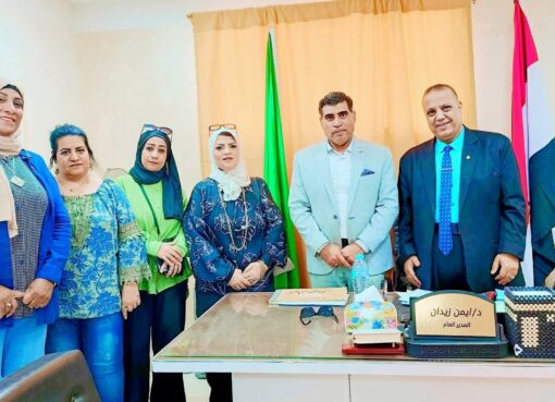 عدسة جريدة موطني الدولية المحلية بداخل مقر مكتب الاداره التعليمية بشرق شبرا الخيمة 