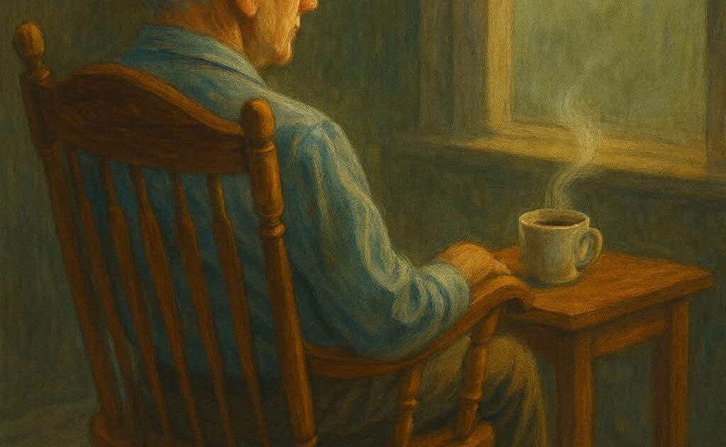 حين نظر خلفه