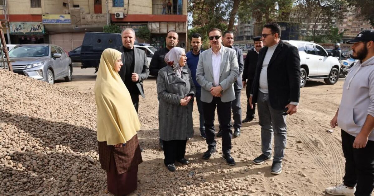 محافظ المنوفية يتفقد نفق البساتين ومدرسة اللغات الجديدة