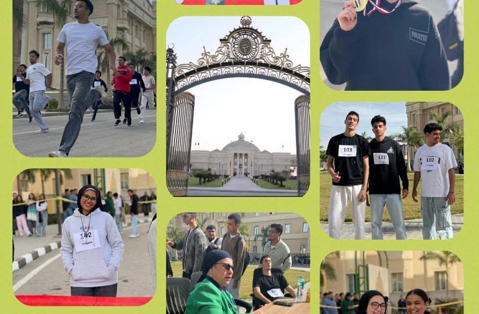 ماراثون الـ1000 متر يجمع طلاب الفرع الدولي والجامعة الأهلية في سباق حماسي ومشاركة واسعة