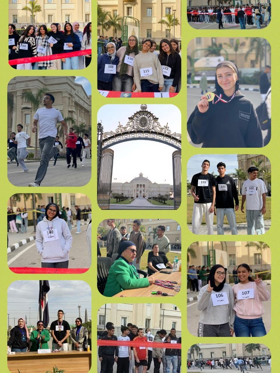 ماراثون الـ1000 متر يجمع طلاب الفرع الدولي والجامعة الأهلية في سباق حماسي ومشاركة واسعة