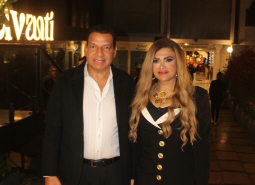 سيدة الأعمال ميرفت عطالله تحتفل بعيد ميلاد رجل الأعمال محي بدراوي