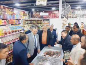 إفتتاح منفذ جهاز مستقبل مصر بإدفينا بمركز رشيد لتوفير السلع الغذائية بأسعار مخفضة بالبحيرة 