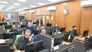 غرفة التحكم والسيطرة بالبحيرة في إنعقاد دائم لمتابعة العملية الإنتخابية وتحسن الطقس يدعم زيادة الإقبالل