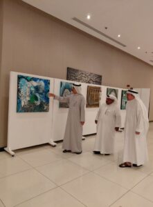 لقاء مع موهبة وطنية في مجال الفن التشكيلي