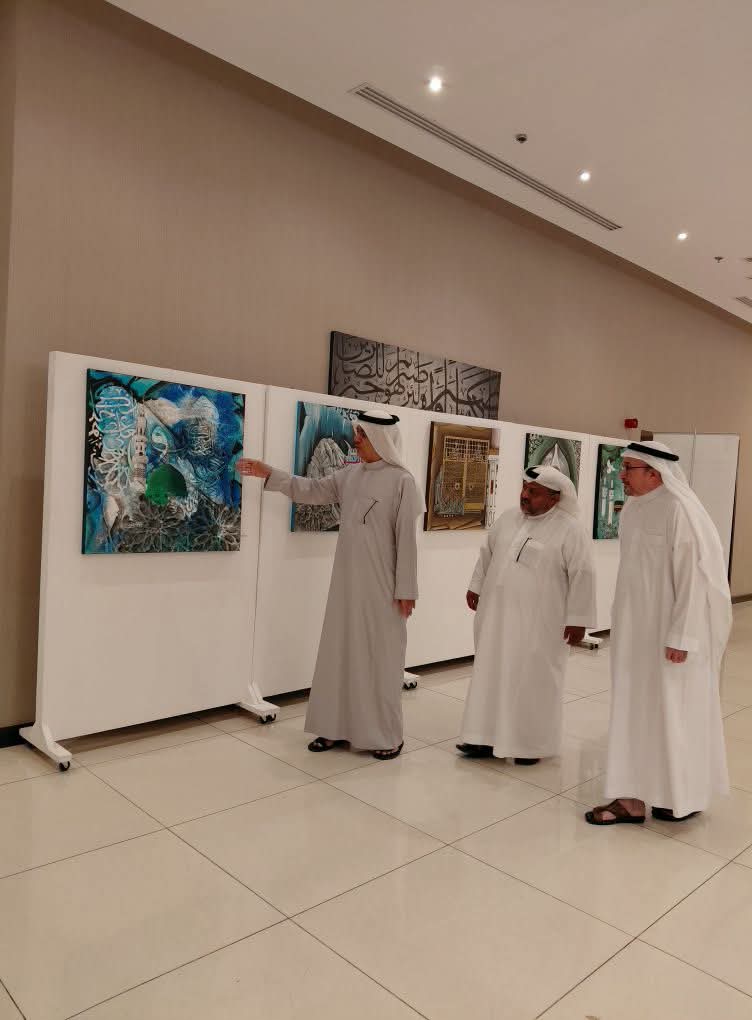 لقاء مع موهبة وطنية في مجال الفن التشكيلي