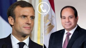 الرئيس السيسى يتلقى اتصالاً هاتفياً من الرئيس الفرنسي ايمانويل ماكرون