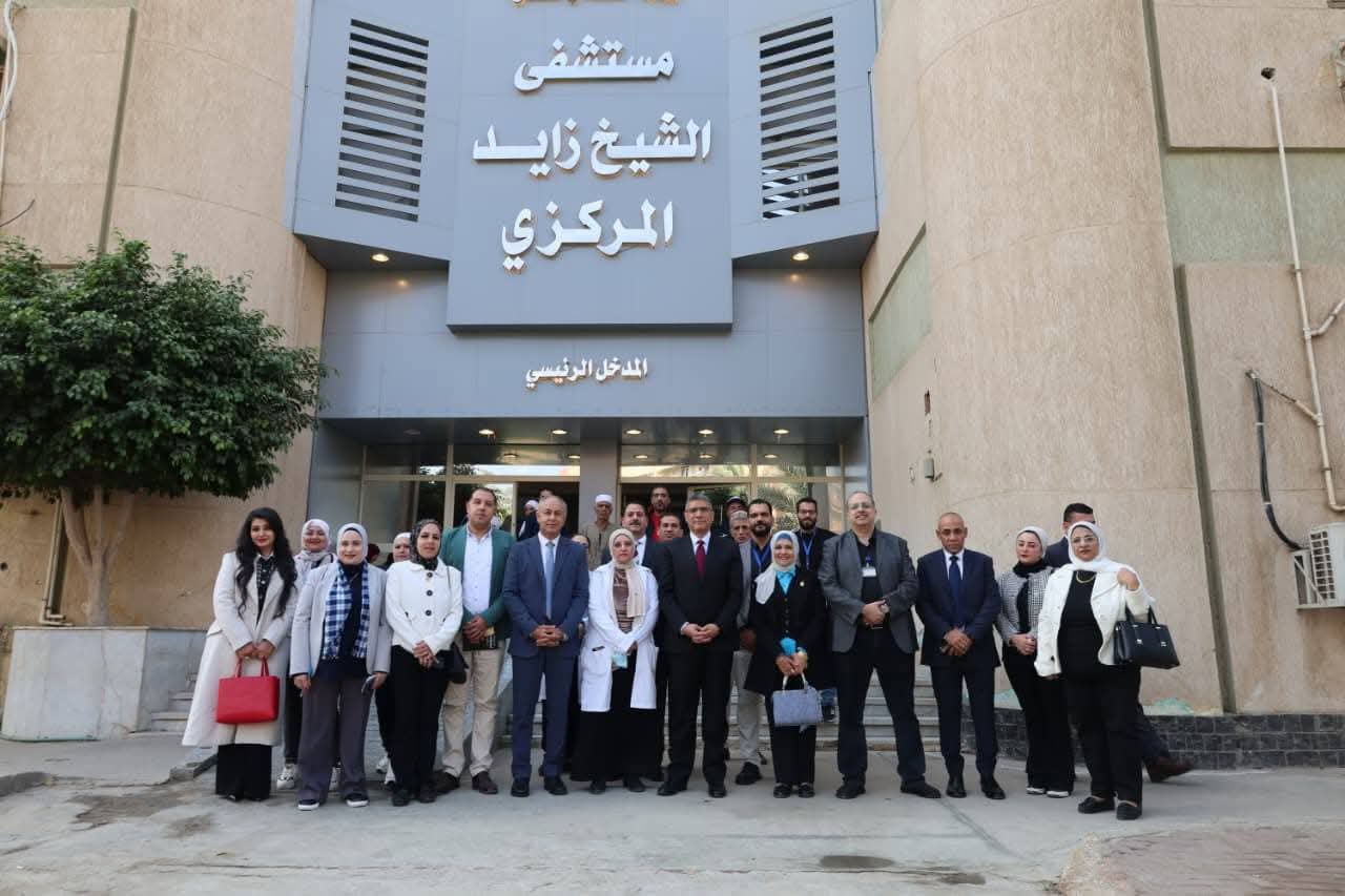 محافظ الجيزة يفتتح وحدة العناية المركزة لحديثي الولادة بمستشفى الشيخ زايد المركزي