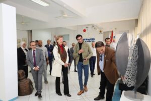 رئيس جامعة المنيا يستقبل السفيرة انجلينا ايخهورست رئيسة بعثة الاتحاد الأوروبي لدى مصر "صور "