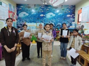 "معًا ضد الأذى"لجماعة التربية النفسية بمدرسة أبو بكر الصديق الابتدائية