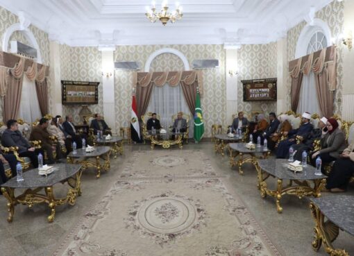 بالصور محافظ المنيا يلتقي وزير الشباب والرياضة بديوان المحافظة