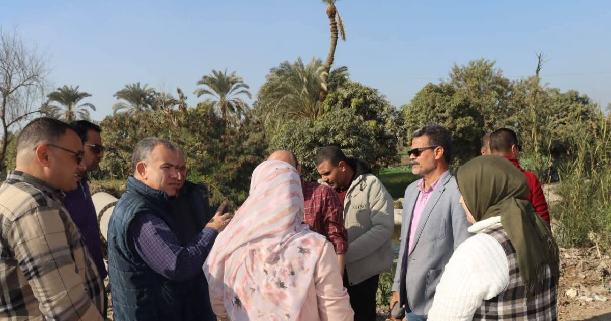 مياه الفيوم  تدرس ميدانياً تنفيذ خط ناقل جديد لتعزيز ضغوط مياه الشرب بمدينة سنورس